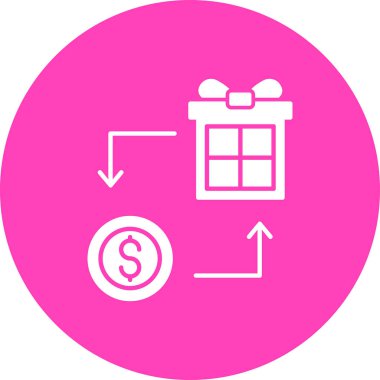 Modern bir simgenin vektör illüstrasyonu