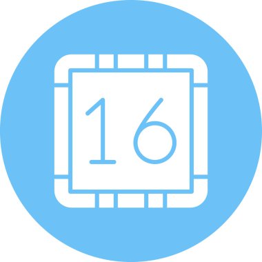 Takvim simgesi vektör illüstrasyonu