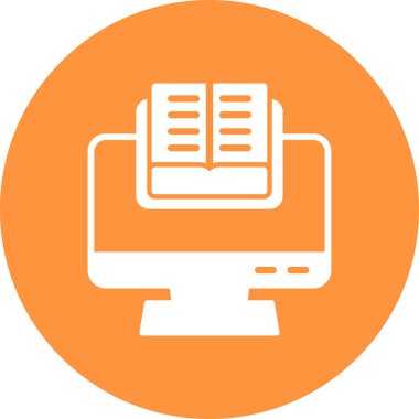 Dizüstü bilgisayar simgesi vektör çizimi