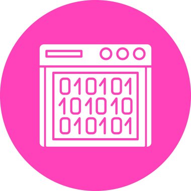 Bilgisayar. Web simgesi basit illüstrasyon