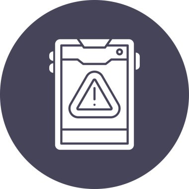 Modern b 'nin vektör illüstrasyonu eksik simgesi