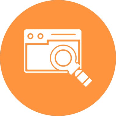 seo modern simgesinin vektör illüstrasyonu