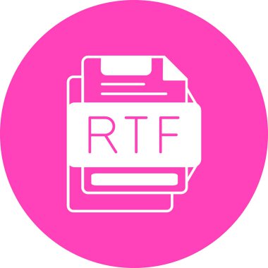 dosya biçimi simgesi, vektör illüstrasyonu