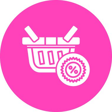 Alışveriş. Web simgesi basit illüstrasyon