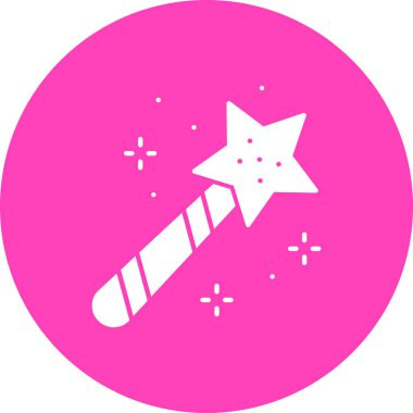 Şeker ikonunun vektör illüstrasyonu