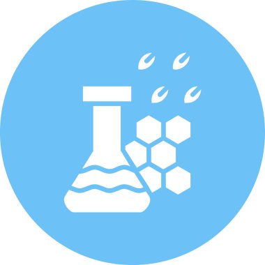 Kimyasal simgenin vektör illüstrasyonu