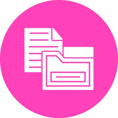 belge dosya vektör illüstrasyonu