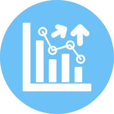 bar chart. web icon simple design