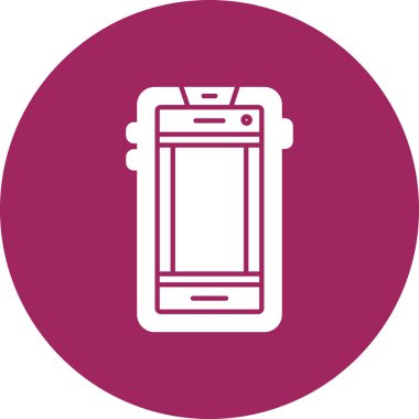 Benzersiz mobil kamera vektör simgesi