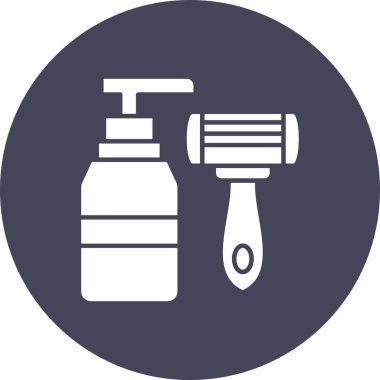 kuaför simgesinin vektör modern illüstrasyonu