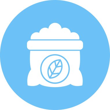 Un simgesi ile çuval, vektör illüstrasyonu basit tasarım