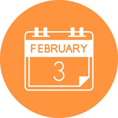 Takvim simgesi, vektör çizimi