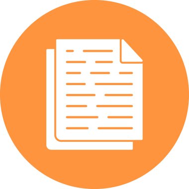 Dosya simgesinin vektör illüstrasyonu