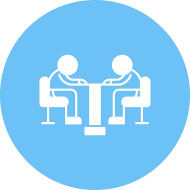 iş toplantısı, tartışma konsepti, vektör illüstrasyonu.