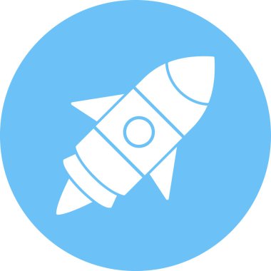 Roket başlatma simgesini ana hatlar biçiminde başlat