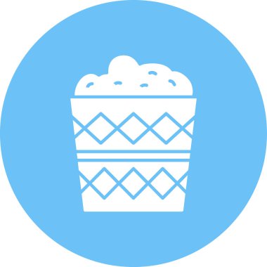 Kek. Web simgesi basit illüstrasyon