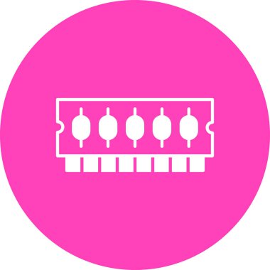 Bir b eksikliği simgesinin vektör çizimi