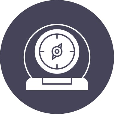 Pusula. Web simgesi basit tasarım