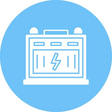 pil simgesi. Web için basit pil vektör simgeleri çizimi