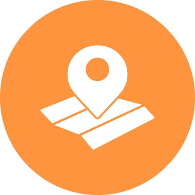 Harita yeri. Basit tasarım