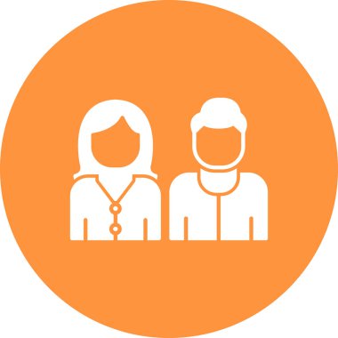 Kadın simgesinin vektör illüstrasyonu