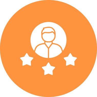 İş adamı ikonu. vektör illüstrasyonu