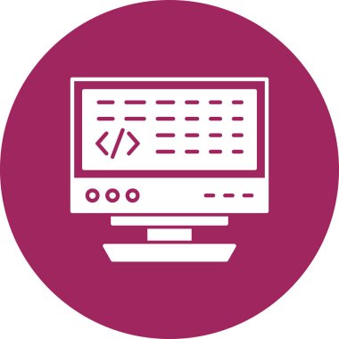 bilgisayar simgesi vektör illüstrasyonu