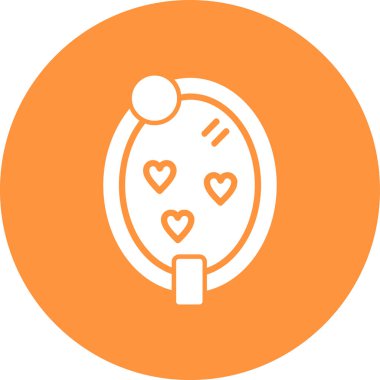 kalp modern ikon vektör illüstrasyonu