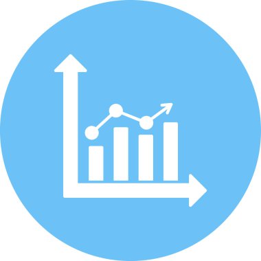 grafik simgesinin vektör illüstrasyonu