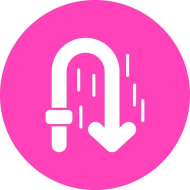 Tek bir izole simgenin vektör illüstrasyonu