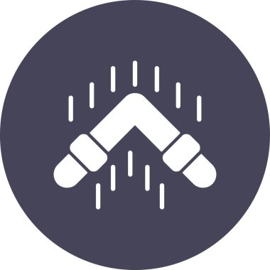 Duş düz vektör simgesi