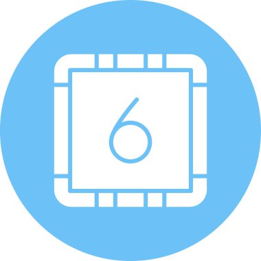 6 numaralı simge, basit biçim