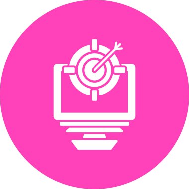 seo modern simgesinin vektör illüstrasyonu