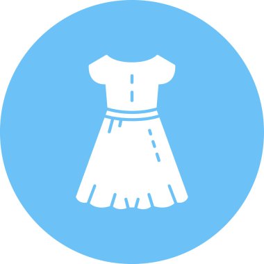 Elbise. Web simgesi basit illüstrasyon