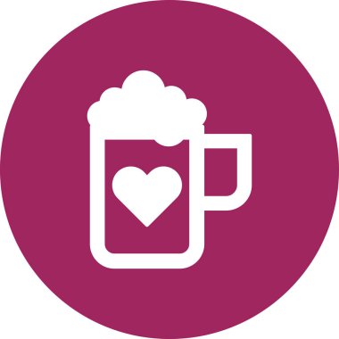 bira ikonu vektör illüstrasyonu