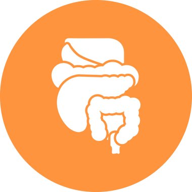 mide ikonu vektör illüstrasyonu