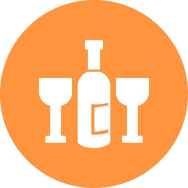 şarap şişesi vektör çizim