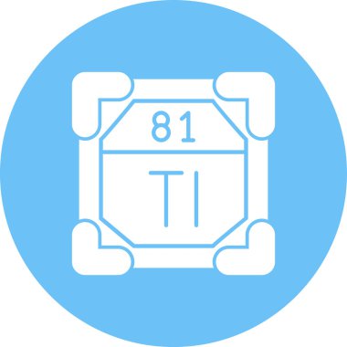 7 sayısının mavi ve beyaz ikonunun vektör çizimi