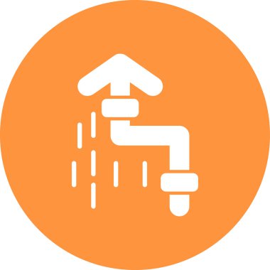 Bir ev simgesinin vektör illüstrasyonu