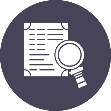 Seo modern simge, arama ve seo cam simgesinin vektör ilülasyonu