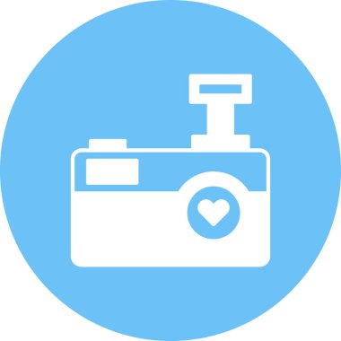 Kamera. Web simgesi basit tasarım