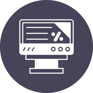 seo modern simgesinin vektör illüstrasyonu