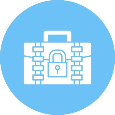 Kilit. Web simgesi basit tasarım