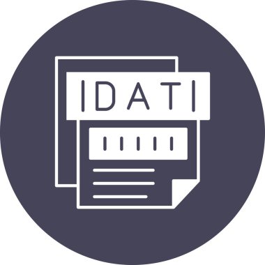 dosya biçimi simgesi, vektör illüstrasyonu