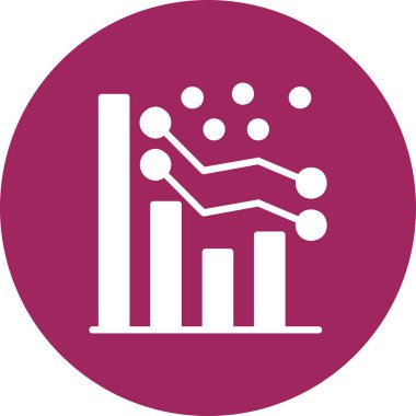 çubuk çizelgesi vektör illüstrasyonu