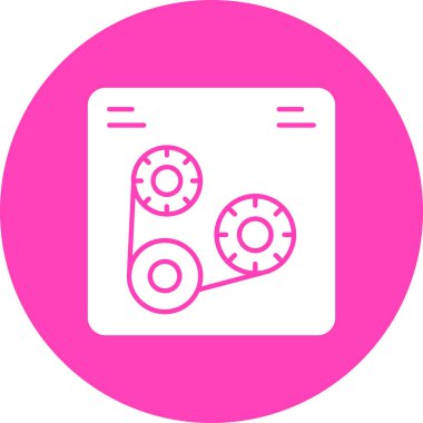 Seo ve pazarlama simgesinin vektör çizimi modern ve pazarlama