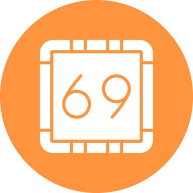 Modern dijital simgenin vektör illüstrasyonu