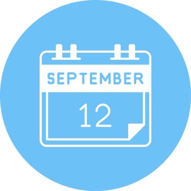 Takvim simgesinin vektör illüstrasyonu