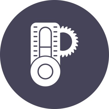 Tek bir simgenin vektör illüstrasyonu