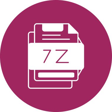 Dosya simgesinin vektör illüstrasyonu